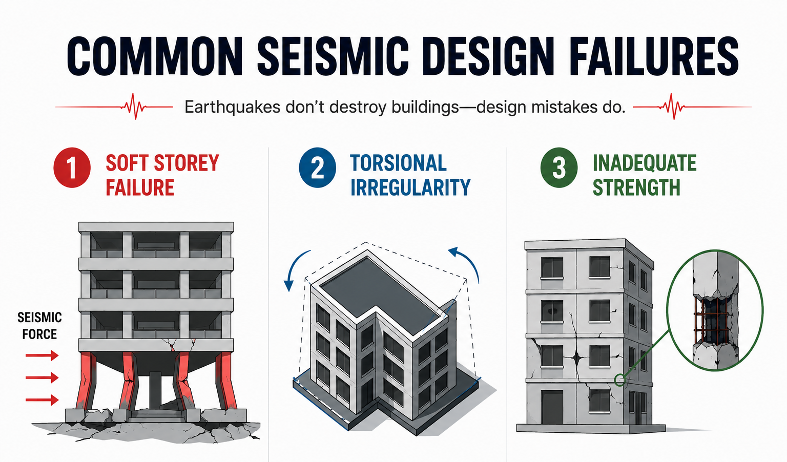 Why Do Buildings Fail in Earthquakes
